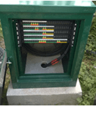 Fibre field cab installed at Glastonbury